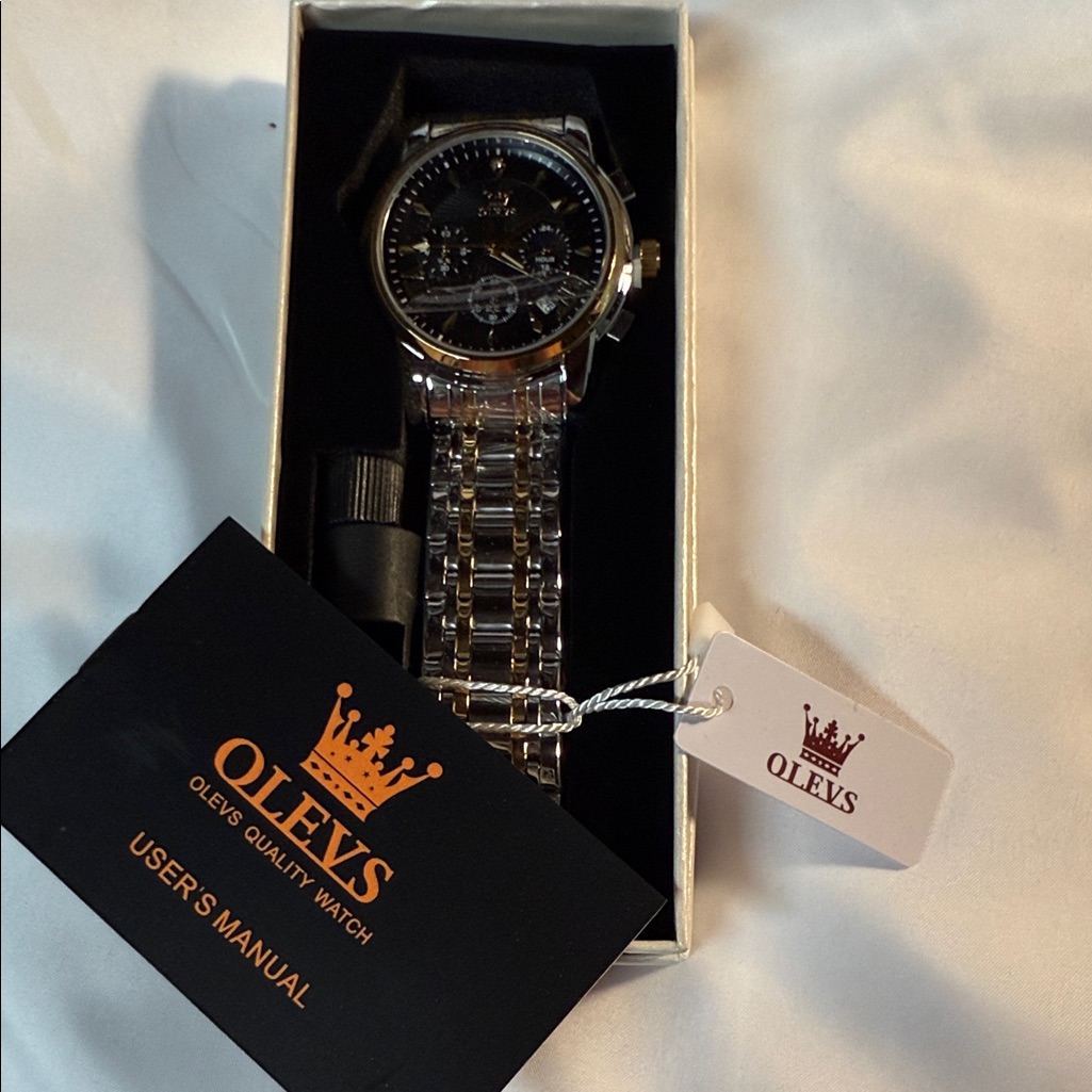 Olevs 3652 Luxury Mens Chronograph Automatic Watch